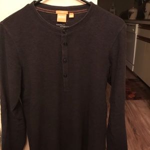 Hugo boss Henley- slim fit- black